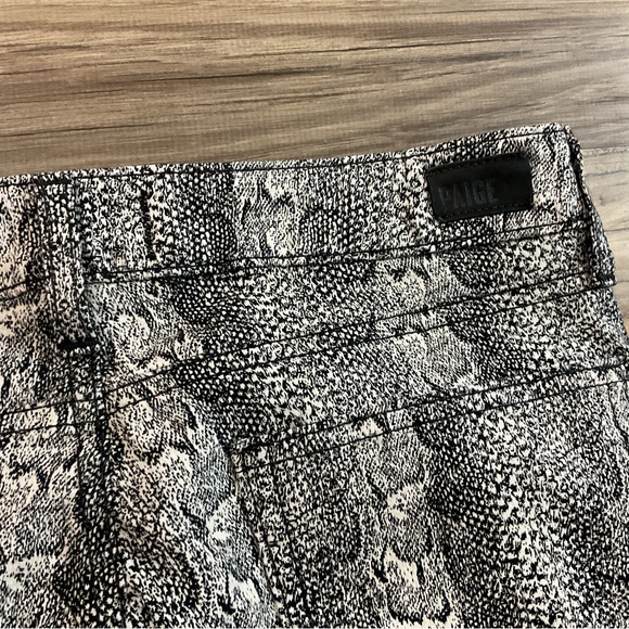 Paige Verdugo Ultra Skinny Python Pants Size 28 - Picture 9 of 11